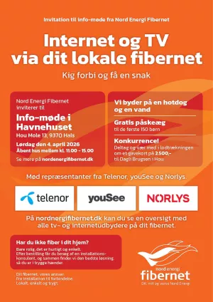 Nord Energi Fibernet inviterer til åbent hus i Hals